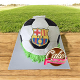 3D Soccer Ball Cake