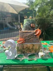 Dinosaur Cake 3 Tier