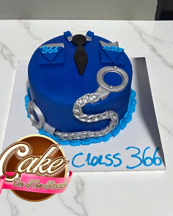 Police Uniform Cake