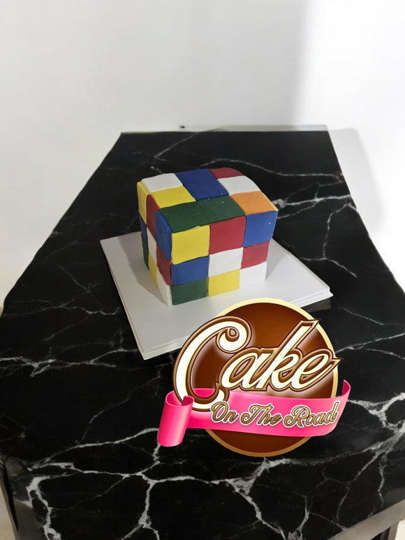 Rubicks Cube Cake