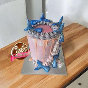 Dolphin Style Cake