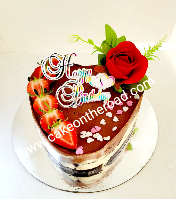 Continental Birthday Love Cake