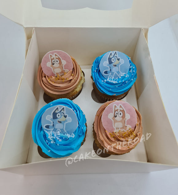 Bluey Cupcakes
