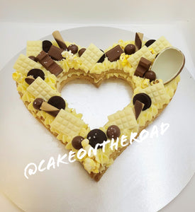 Love Heart Biscuit Cake