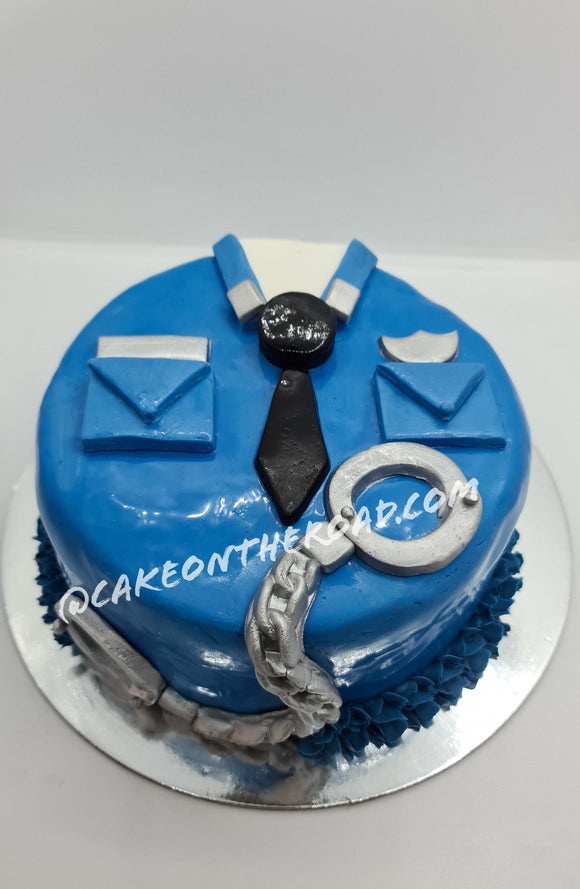 Police Uniform Cake