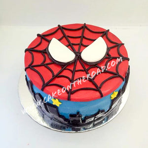 Spiderman City Cake