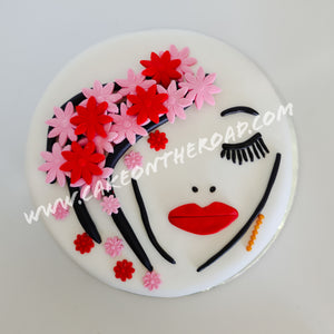 Lady Face Cake