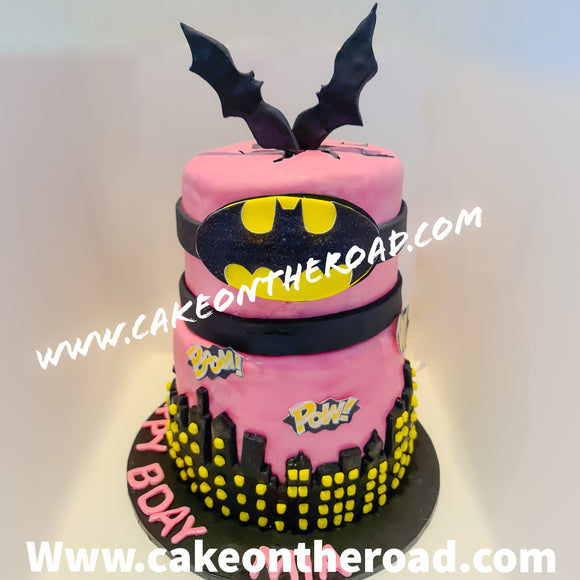 Batman City Cake