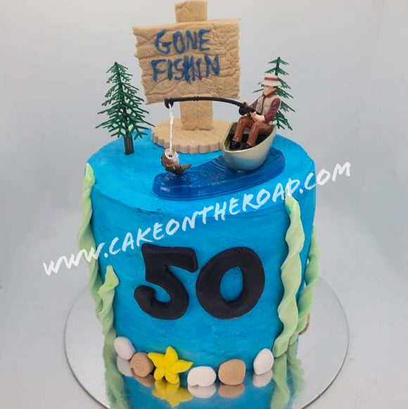 fisherman birthday cake idea｜TikTok Search