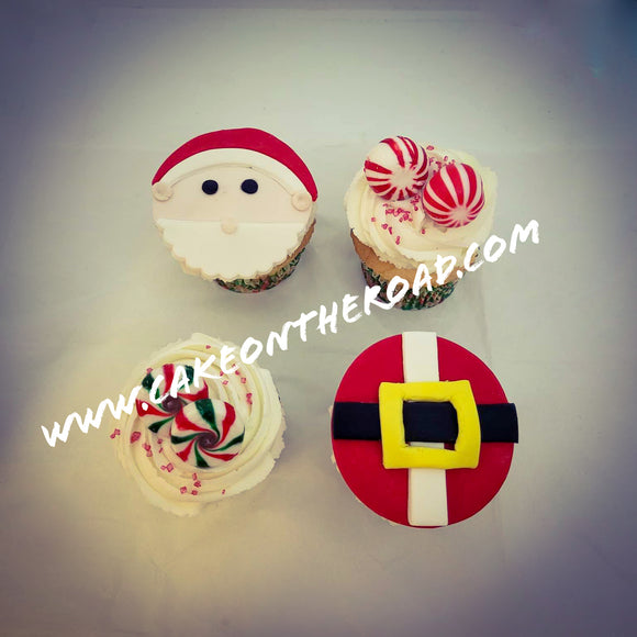 Christmas Santa Cupcakes