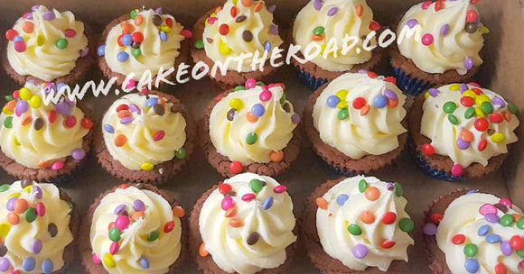 Smartie Cupcakes