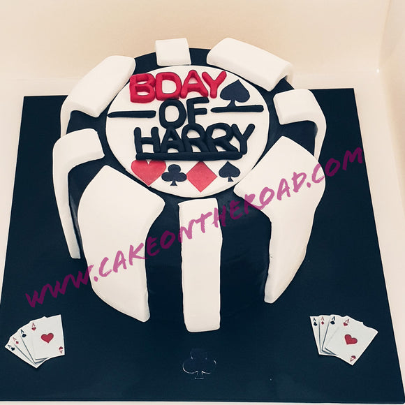 Poker Cake