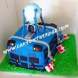 Battle Bus Cake