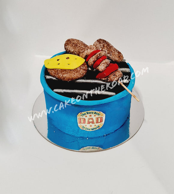 Fathers Day BBQ Cake