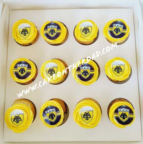 International Soccer Team Cupcakes