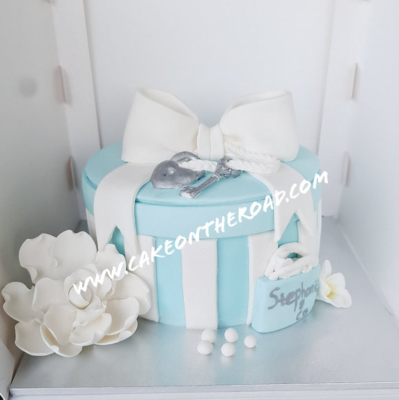 Tiffany & Co Style Cake