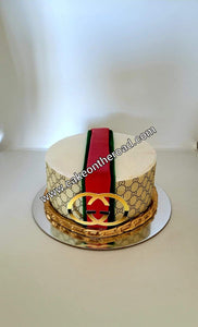 Designer Label Cake